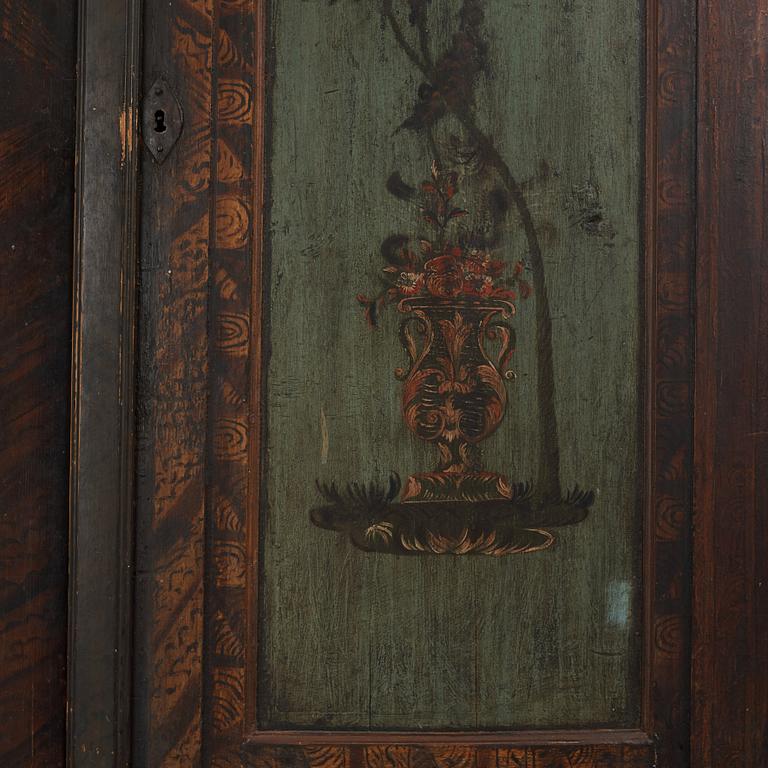 A Swedish cupboard from Värmland, late 18th century.