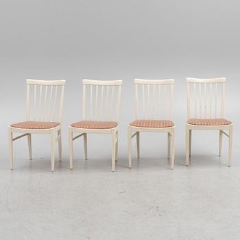 Carl Malmsten, chairs, 4 pcs, "Herrgården", Bodafors, second half of the 20th century.