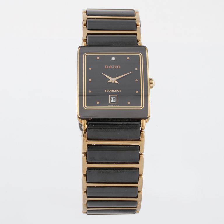 RADO, Florence, wristwatch, 24 x 28,5 (39) mm.