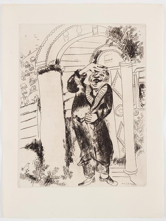 MARC CHAGALL, 71 st etsningar ur upplagan om 285 exemplar på Arches/MBM/J. Perrigot-papper, 1923-1948.