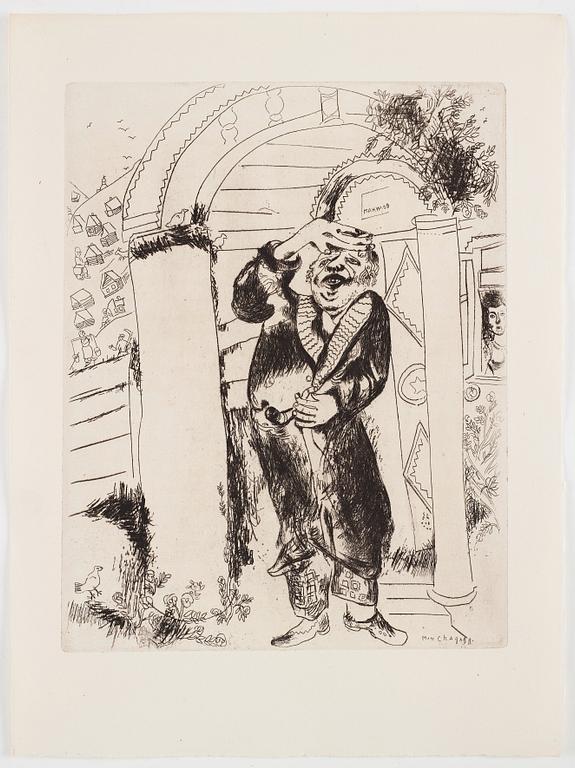 Marc Chagall, MARC CHAGALL, 71 etchings from the edition of 285 examples on Arches/MBM/J. Perrigot paper, 1923-1948.