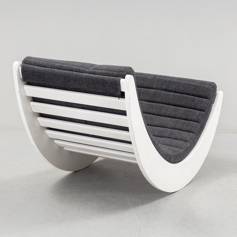A Verner Panton "Relaxer 2" rocking chair from Rosenthal Studiolinie.