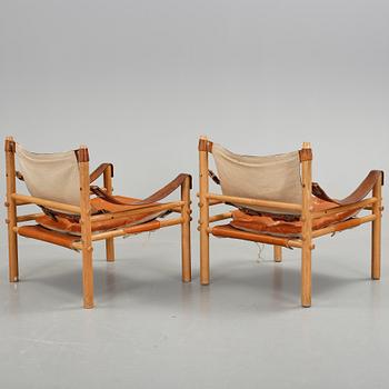 FÅTÖLJER, ett par, "Sirocco", Arne Norell, 1900-talets andra hälft.