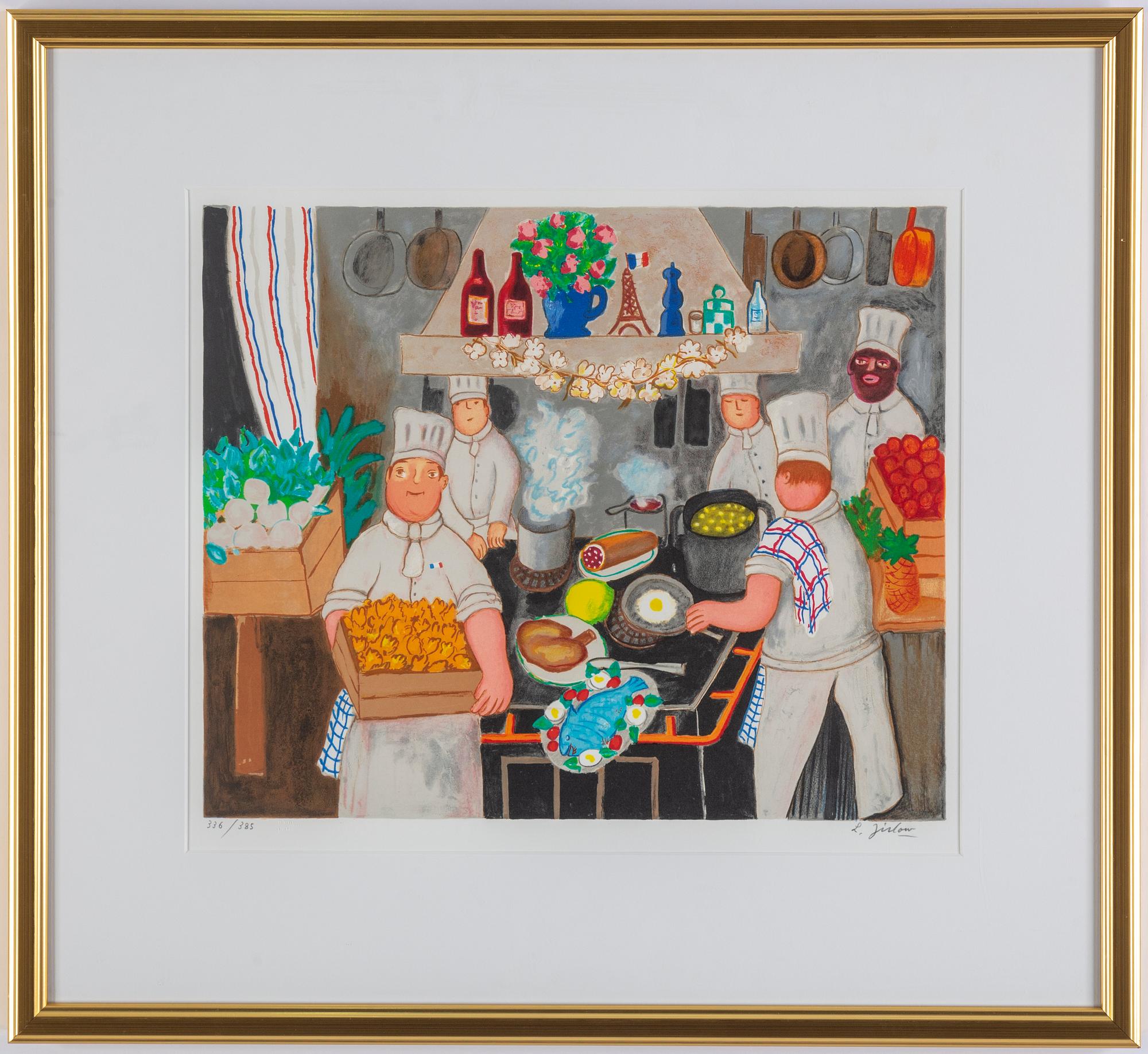 LENNART JIRLOW,  lithograph in colours, 2011, signed 336/385.