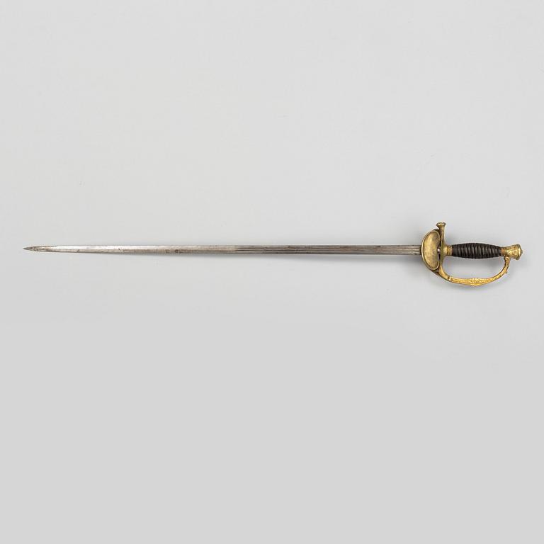 A 19th century French smallsword.