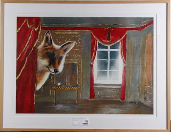 Ernst Billgren · BILLGREN, ERNST. Litografi, sign o numr. 51/150.