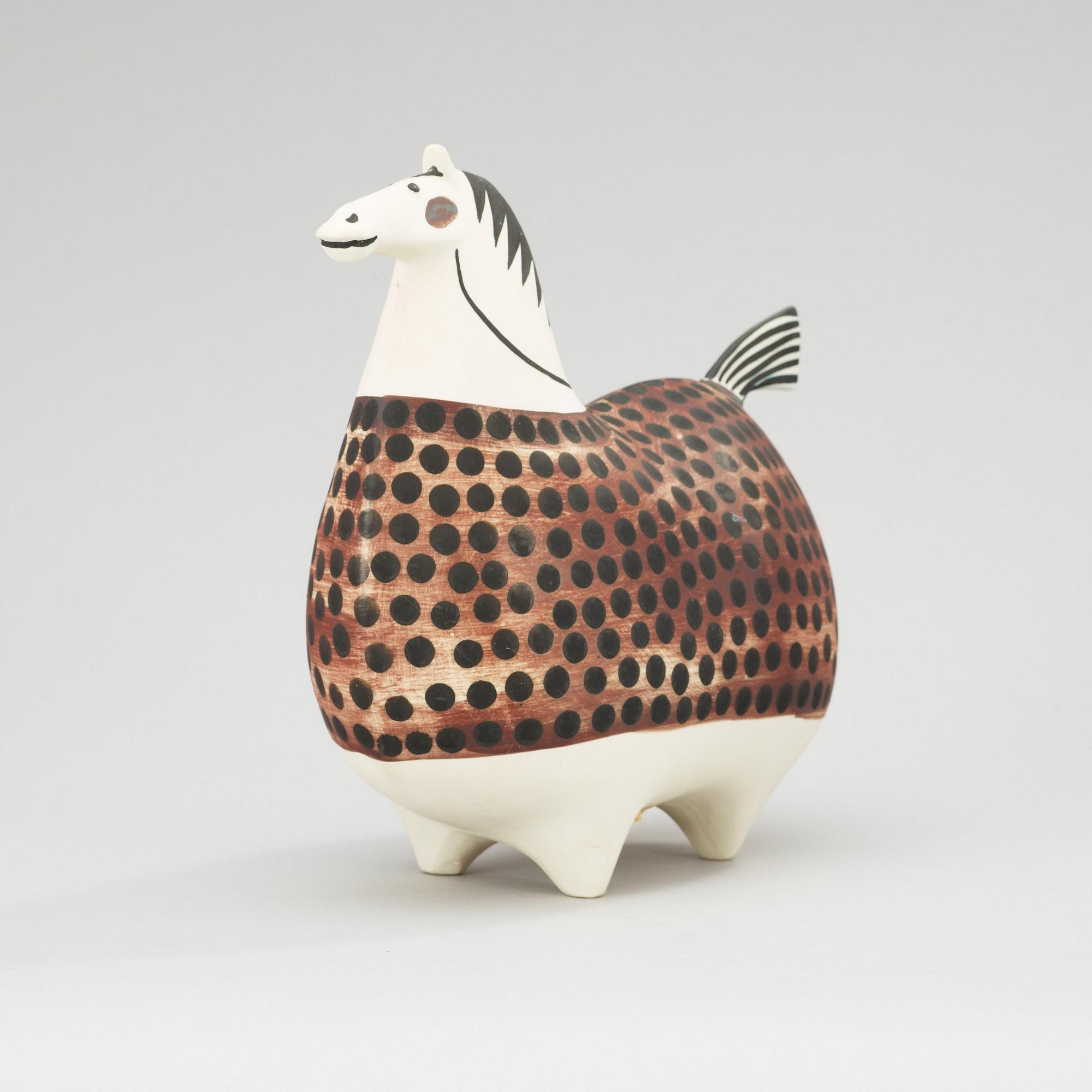 STIG LINDBERG, figurin, "Springare", Gustavsberg Studio 1952-72.