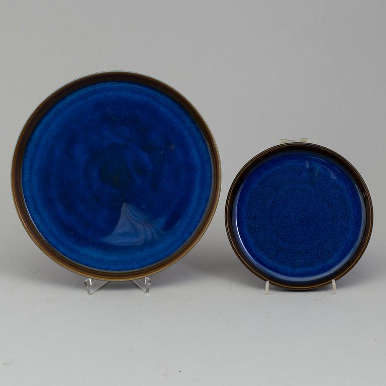 TESERVIS, 28 delar, stengods, Søholm Stentøj, Bornholm Danmark, 1960/70-tal.
