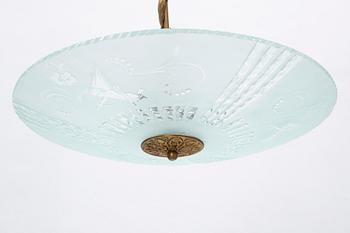 Ceiling lamp, 1940s.