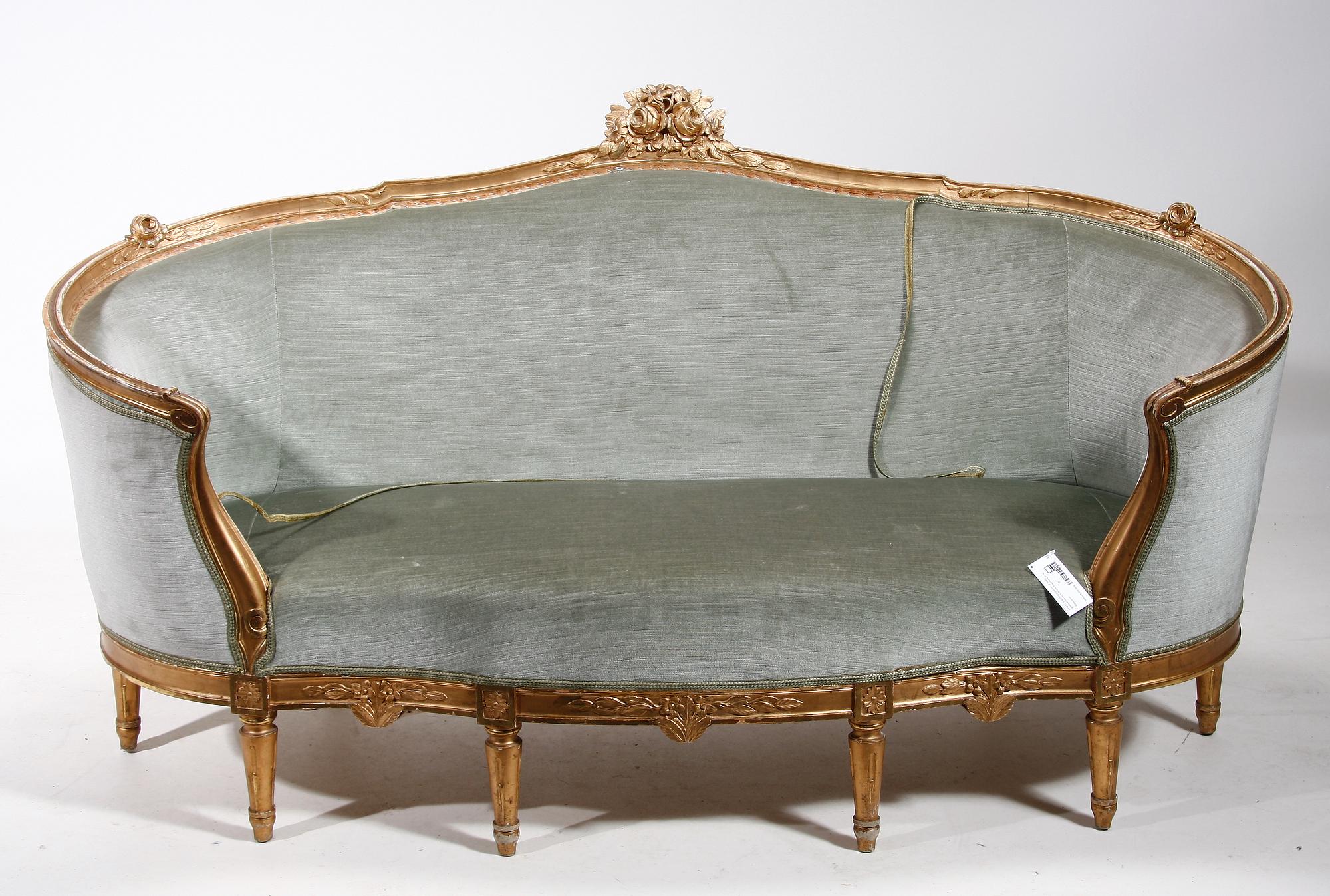 SALONGSGRUPP, 3 delar, gustaviansk stil, Löfmark Stockholm, 1916.