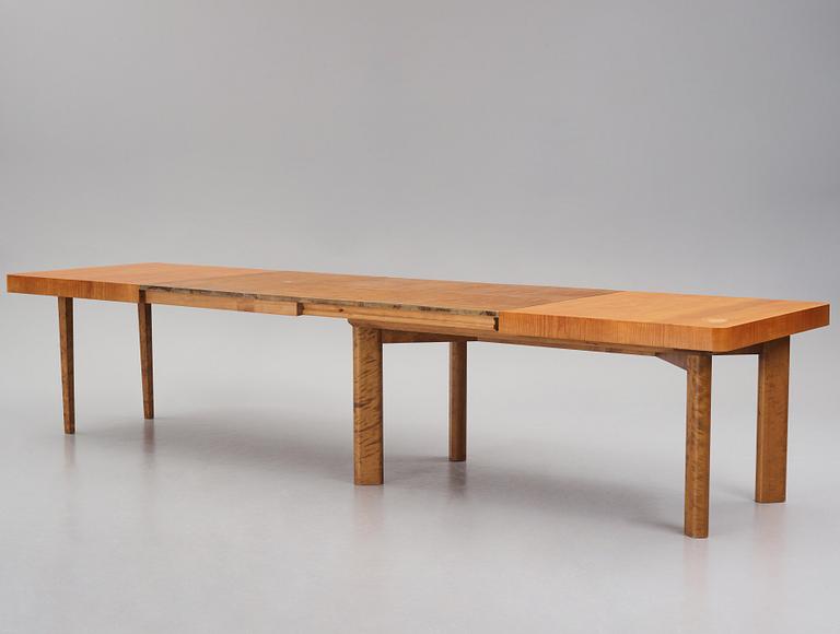 Axel Einar Hjorth, a special commissioned dining table, "Birka", Nordiska Kompaniet, Sweden 1930s.