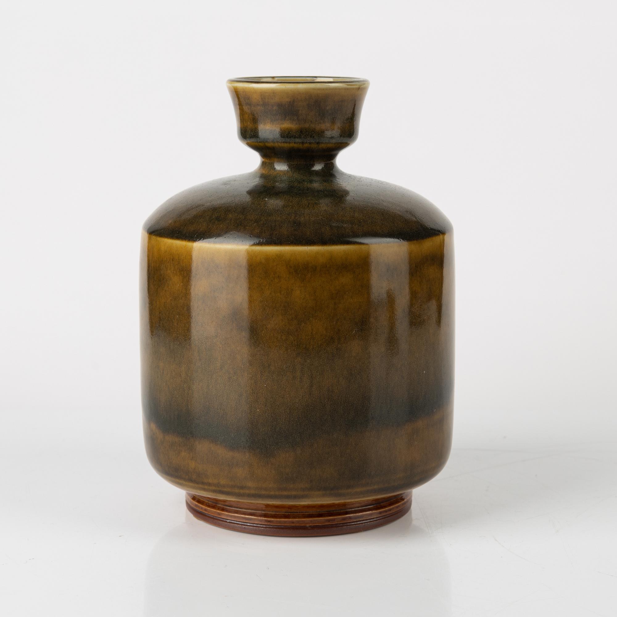 Berndt Friberg, vas, stengods, Gustavsberg studio, 1974.