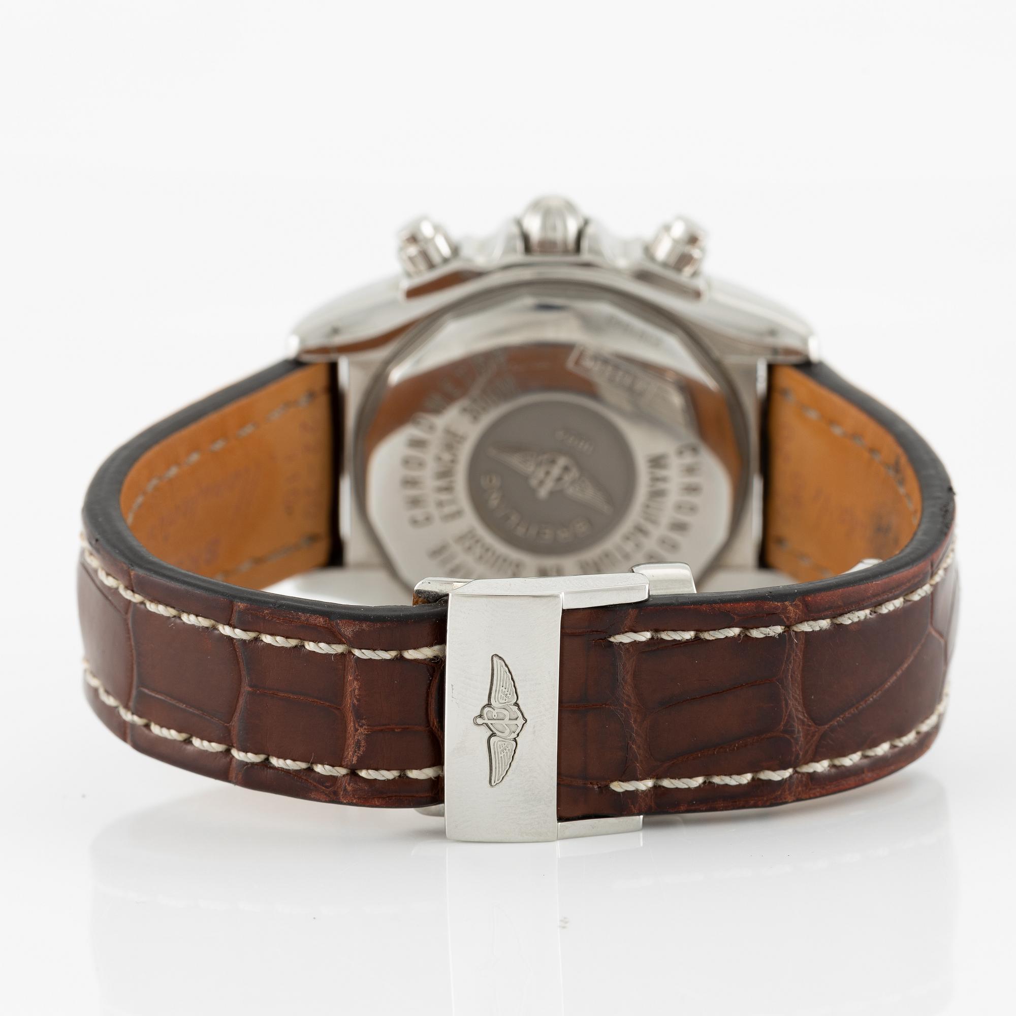 Breitling, Chronomat Evolution, chronograph, wristwatch, 43.7 mm.