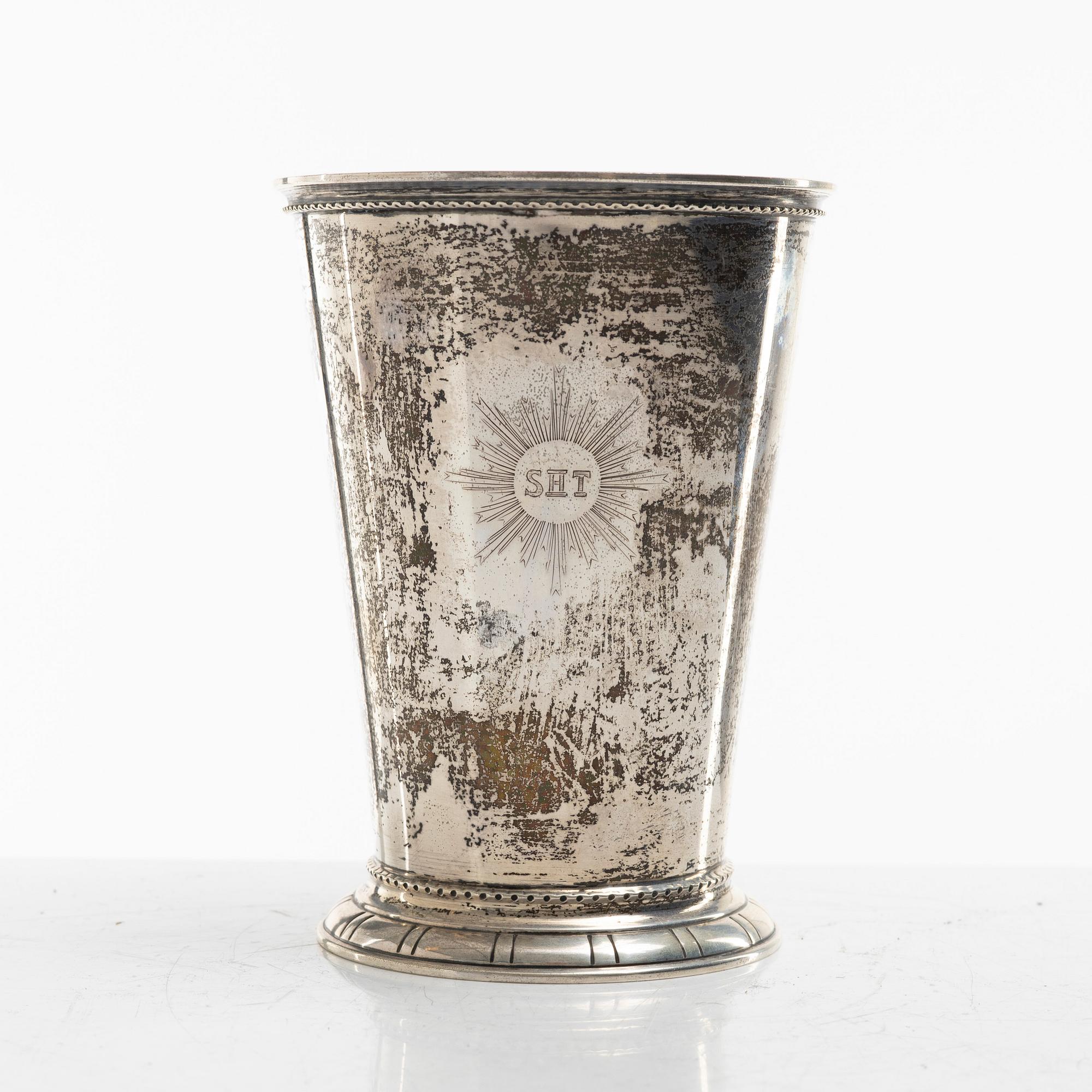 A silver cup by Hultman A/B J L, 1956.
