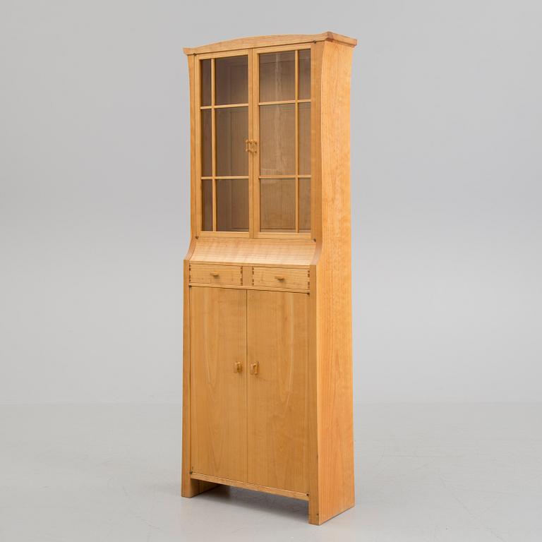 JAMES KRENOV, a cherry wood 'Pagoda' cabinet from 1971. Signed with monogram JK.
