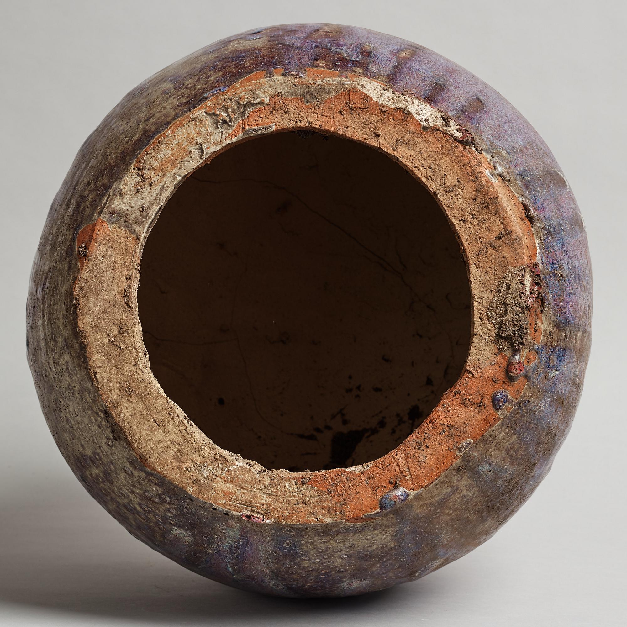 ULLA & GUSTAV KRAITZ, a stoneware "Sphere" sculpture, Fogdarp, Förslöv, Sweden.