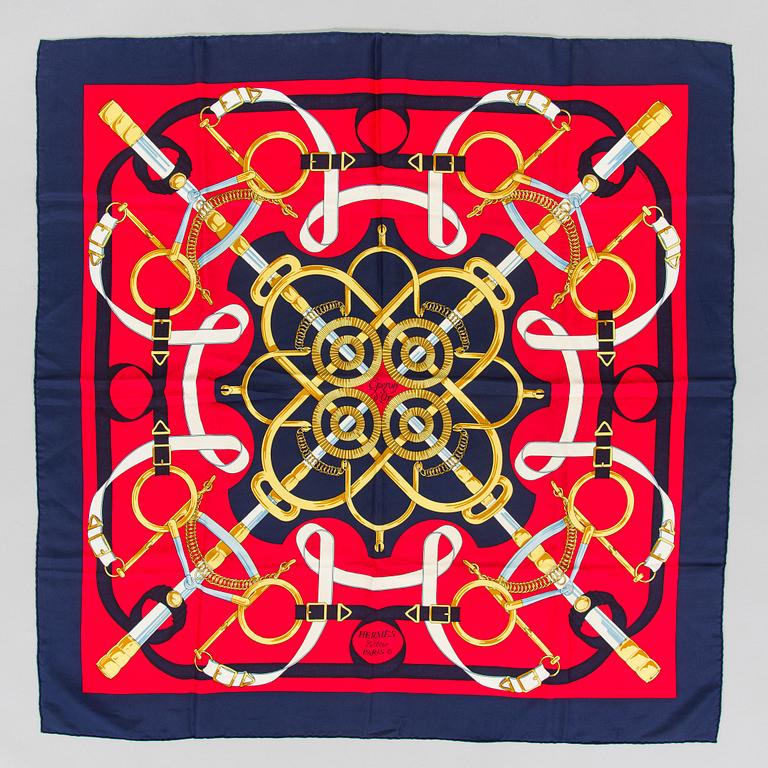 Hermès, scarf, "Eperon d'Or".