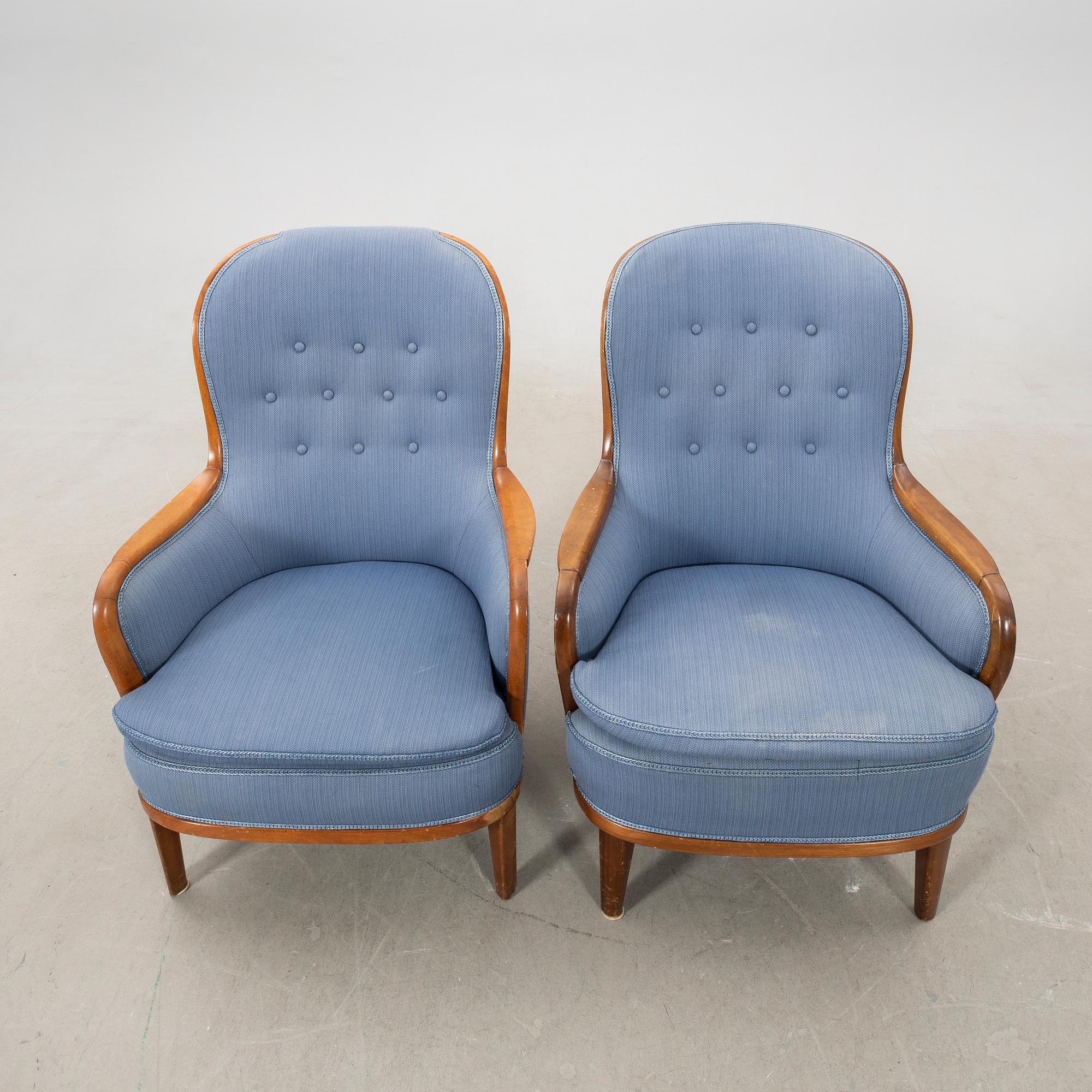 Carl Malmsten, 1 pair, "The Lawyer", mid/second half of the 20th century.