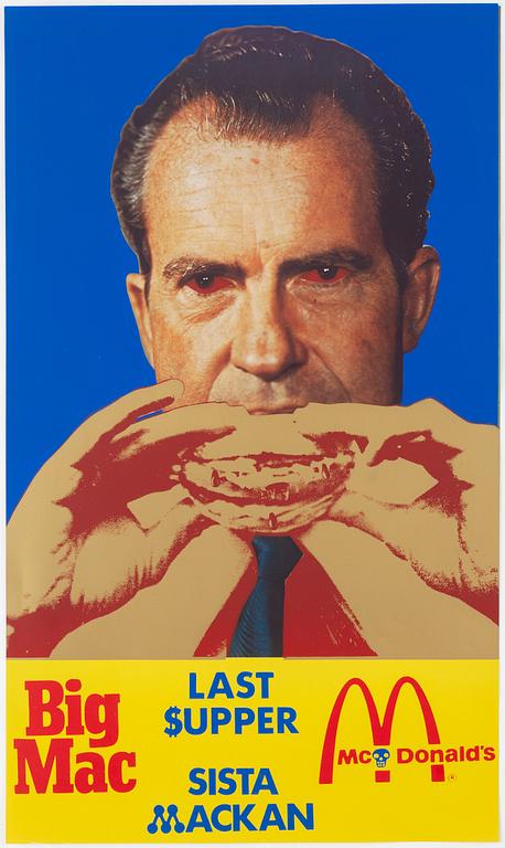 KJARTAN SLETTEMARK, poster, offset in colours, 1971.