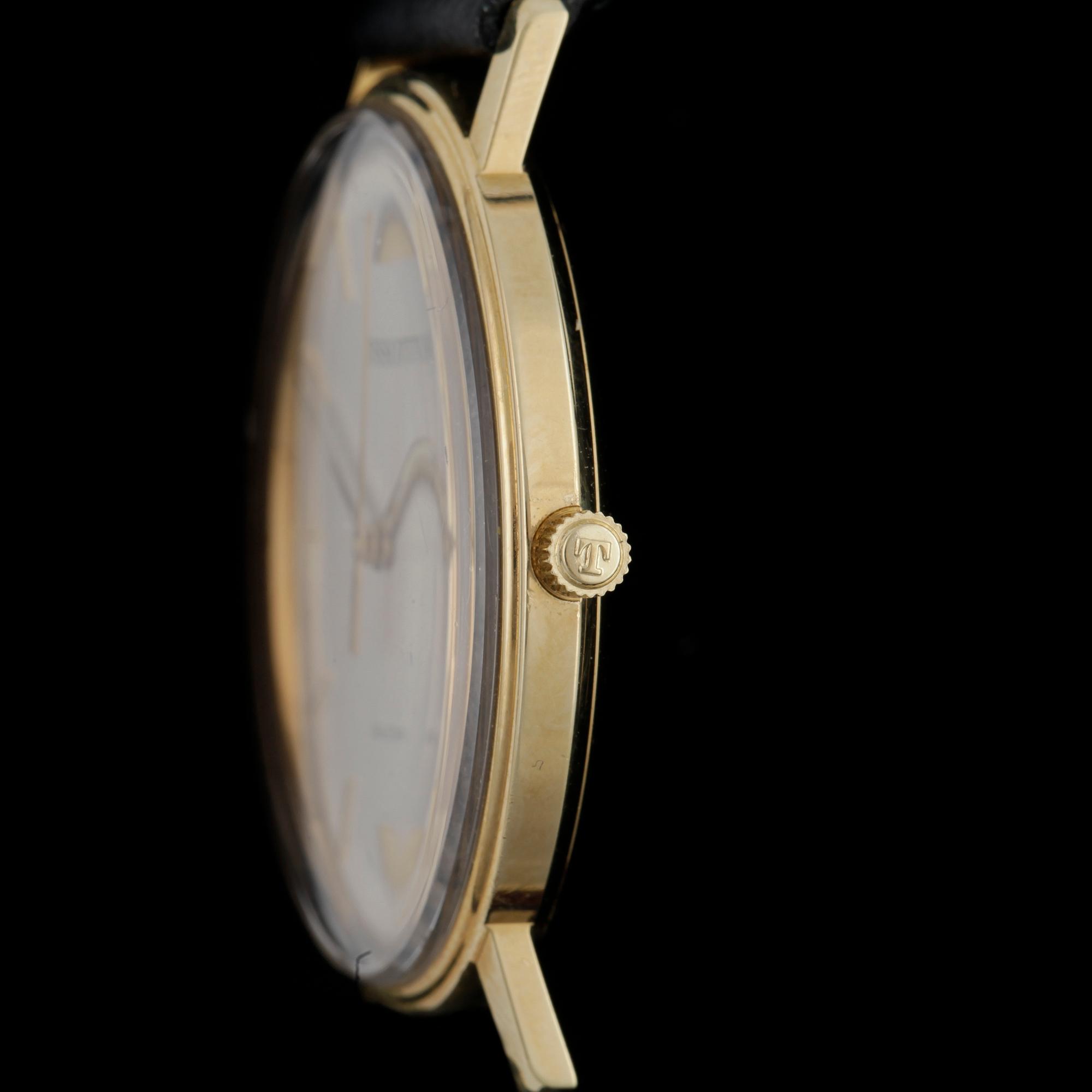 ARMBANDSUR, herr, 18k guld, Tissot, 1900/2000-tal. Vikt ca 28,9 gram.