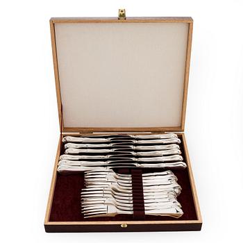 Aterinsarja, 48 osaa "Chippendale", hopeaa, Turku ja Hämeenlinna 1962-1991.