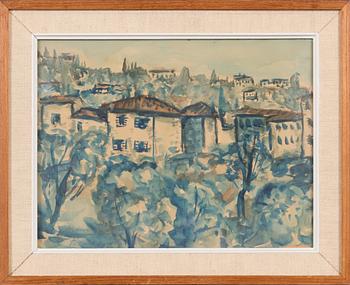Armas Mikola, watercolour, signed and dated -33.