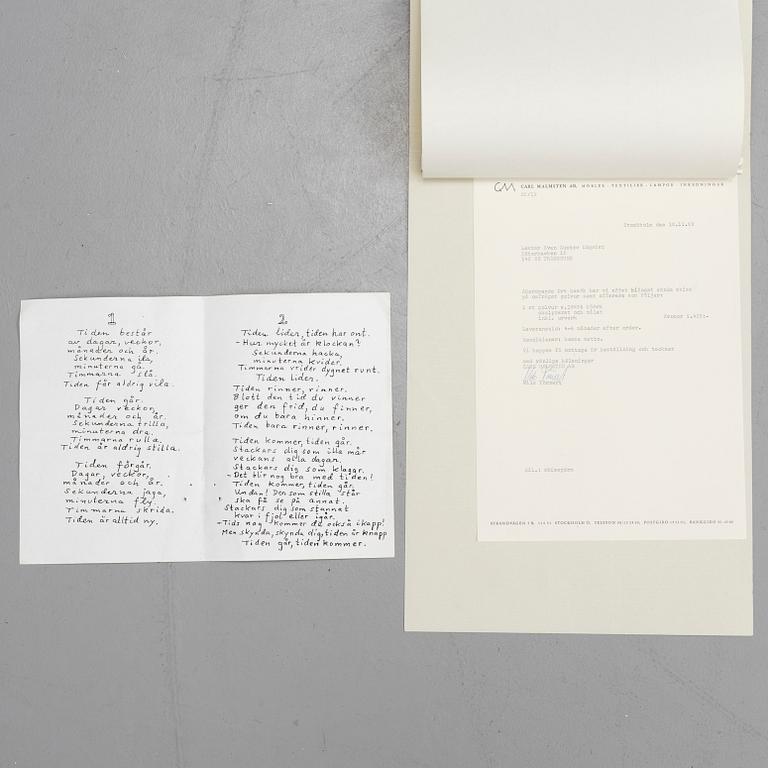 CARL MALMSTEN, golvur, 1969.