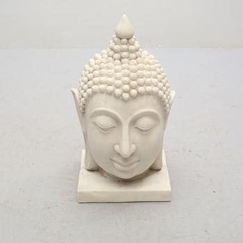 BUDDHAHUVUD, gjutmassa, 1900-talets andra hälft.