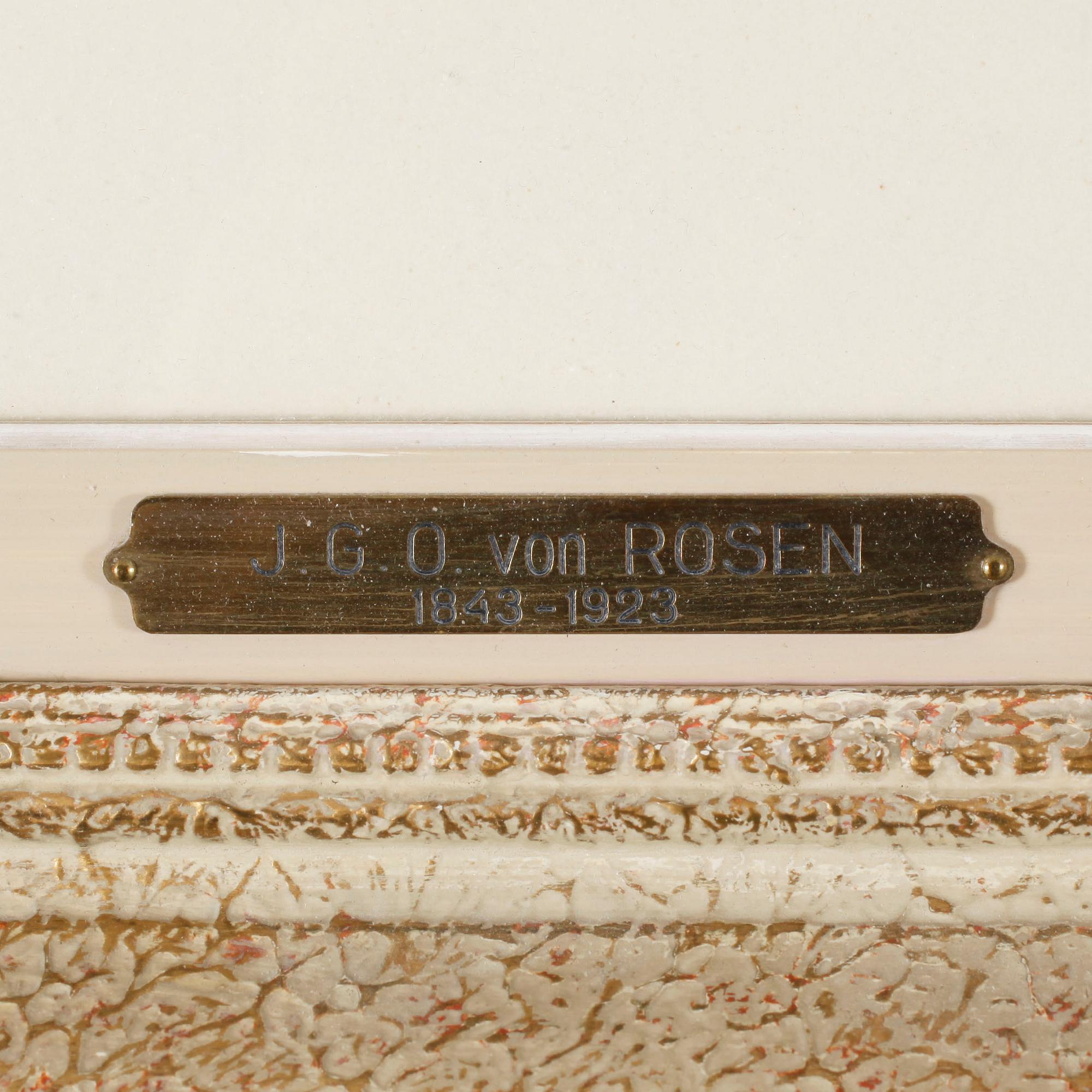 GEORG VON ROSEN, watercolor, signed and dated -65?.