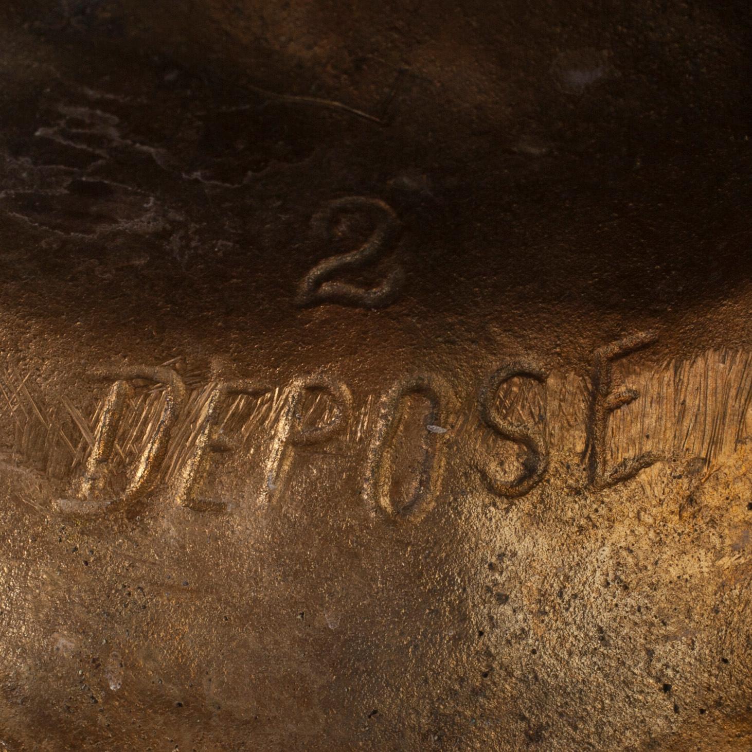 KANDELABER, förgylld metall, rokokostil, 1900-tal.