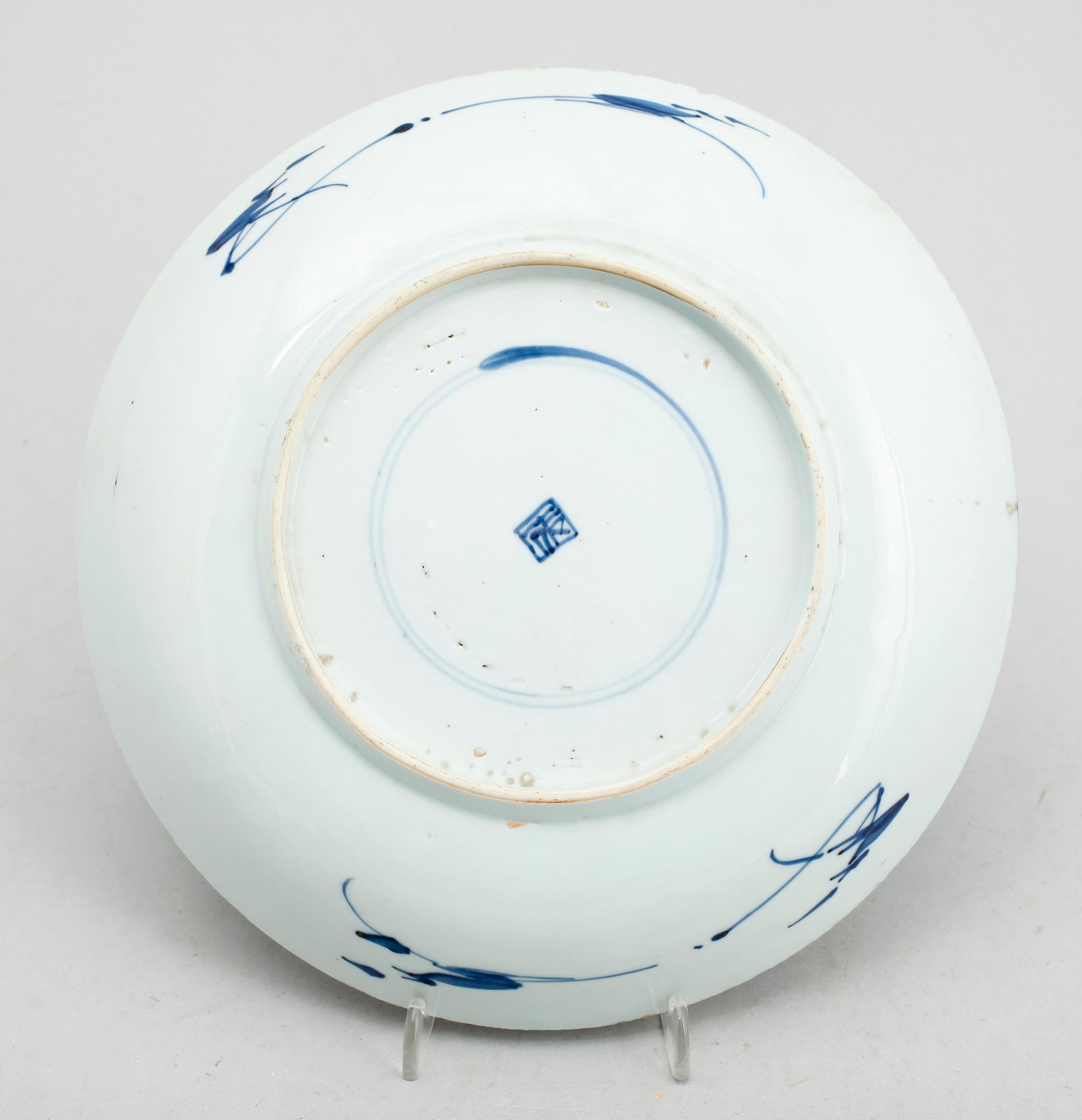 TALLRIK, porslin, Kina, 1700-/1800-tal.