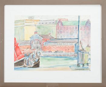 OIVA VIINIPURO, akvarell, signerad och daterad 1978.