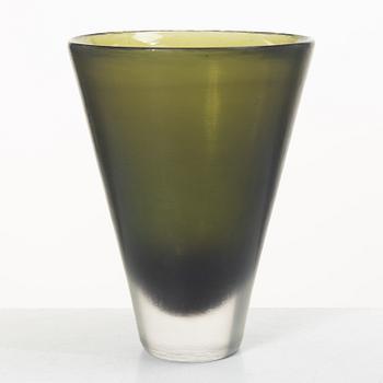 Paolo Venini, an "Inciso" glass vase, Murano, Italy 1950/60s.