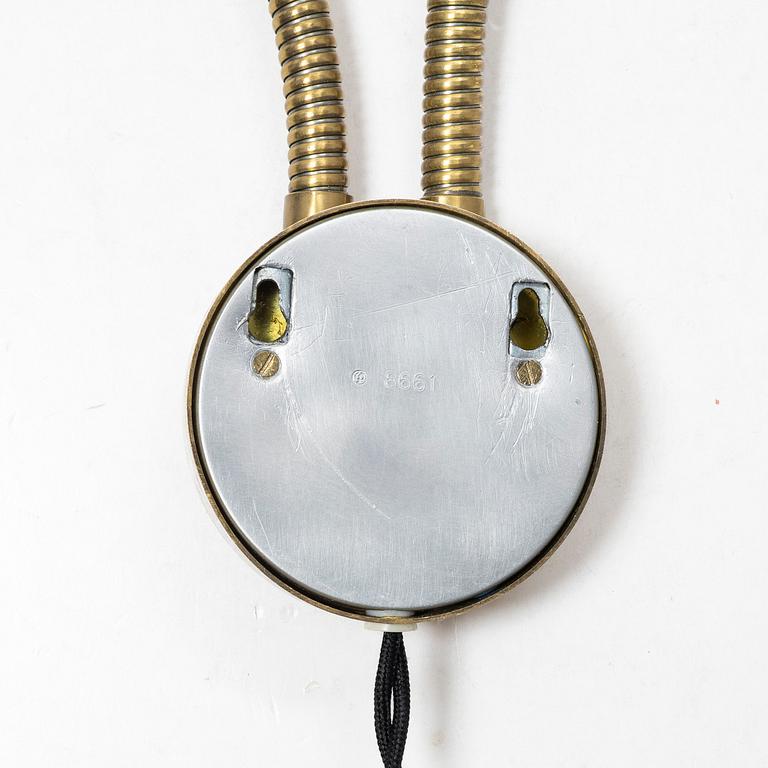 Arvid Böhlmarks Lampfabrik, a wall lamp model "8661", Stockholm, 1950s.