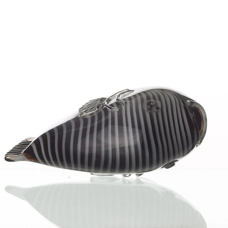 Tyra Lundgren, a glass sculpture of a 'Fenicio' fish, Venini, Murano, Italy ca 1938.