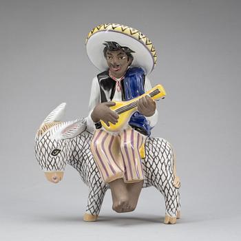 FIGURIN, keramik, Dorothy Clough, Upsala-Ekeby.