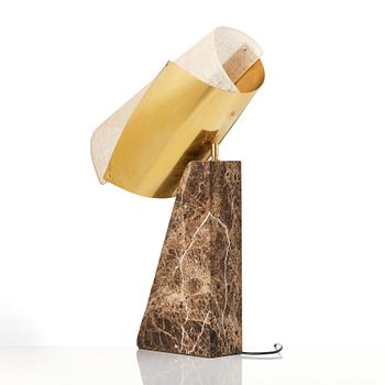 Erik Bratsberg, a "Lorian" table lamp, ed. 1/10, executed in his workshop, Stockholm, 2021.