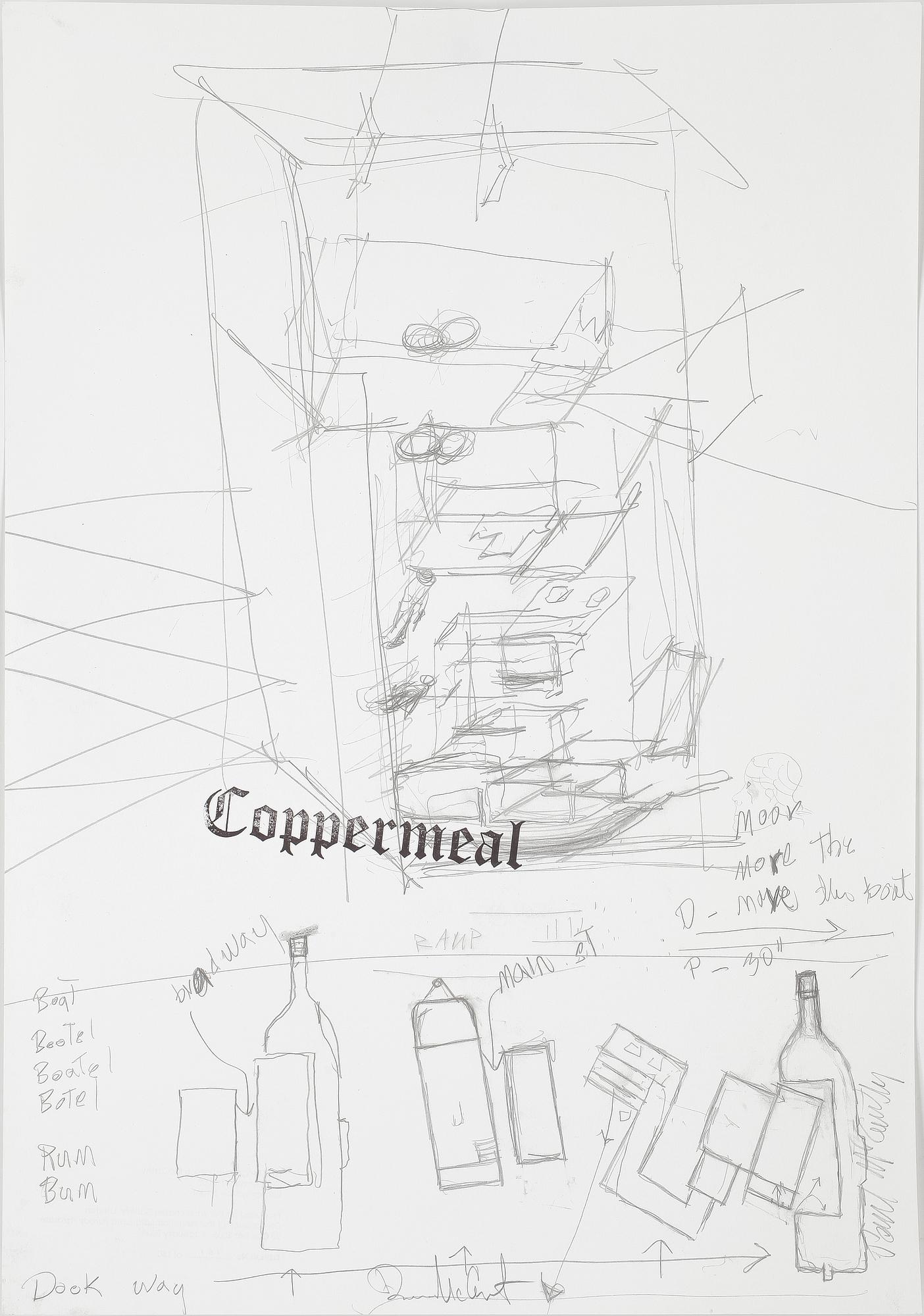 PAUL MCCARTHY, "Coppermeal 1,2,3", 3 st litografier signerade och numrerade, 2005. nr 26 och två nr 101,