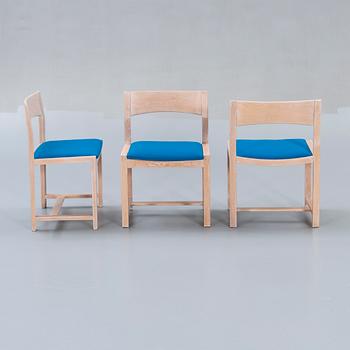 A Danish 1960s dining table and 6 chairs,