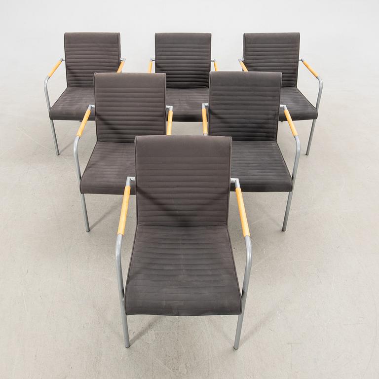 Chairs, 6 pcs, Offecct, Quilt.