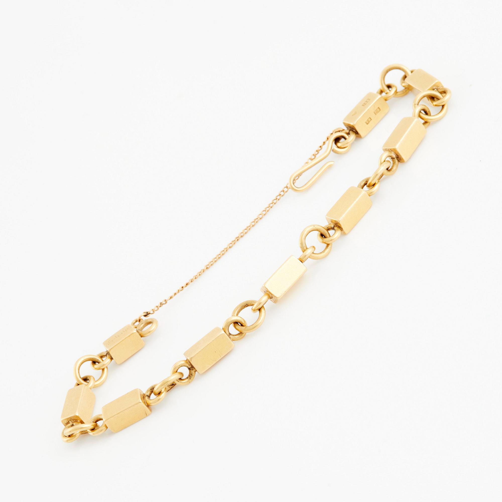 Wiwen Nilsson, an 18K gold bracelet, Lund 1946.