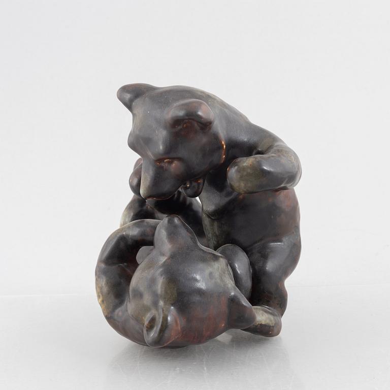 Karl Grössl, a stoneware figurine, Rörstrand, Sweden.