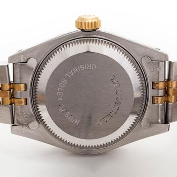 Rolex, Oyster Perpetual Datejust, "Diamond Dial", wristwatch, 26 mm.