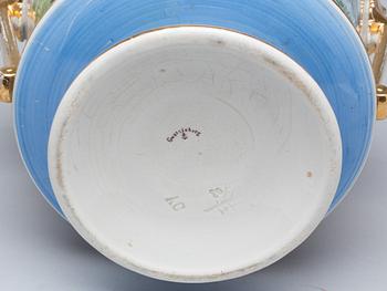 YTTERFODER, ett par, Gustavsberg, sent 1800-tal.