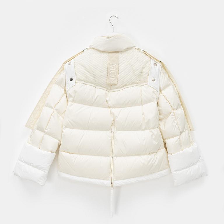 Moncler, a nylon and mesh down jacket 'Narva Giubbotto', size 2.,