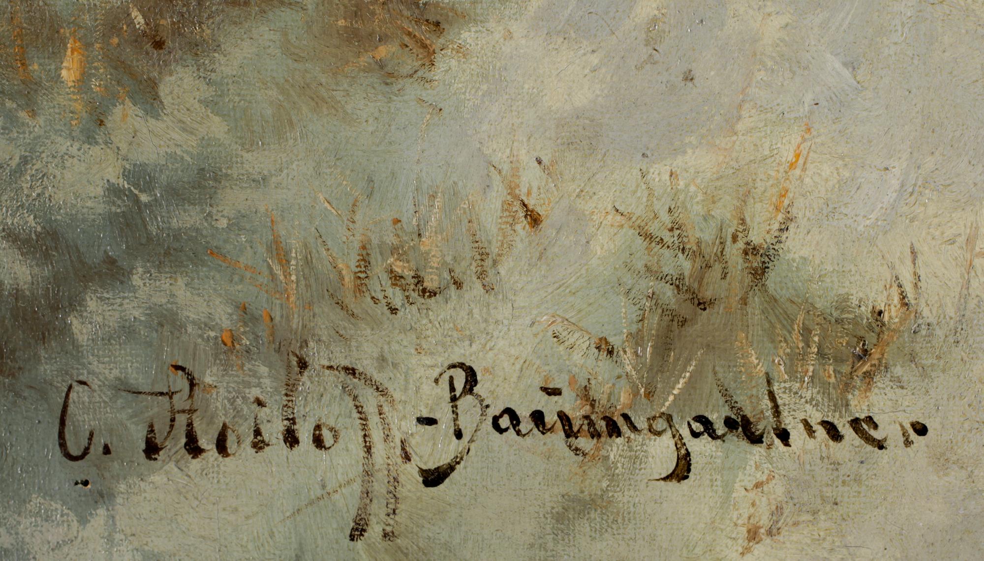 ADOLF BAUMGARTNER (CONSTANTIN STOILOFF), olja på duk, sign.
