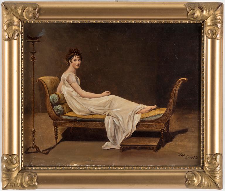 JACQUES LOUIS DAVID, copy after, oil on canvas.