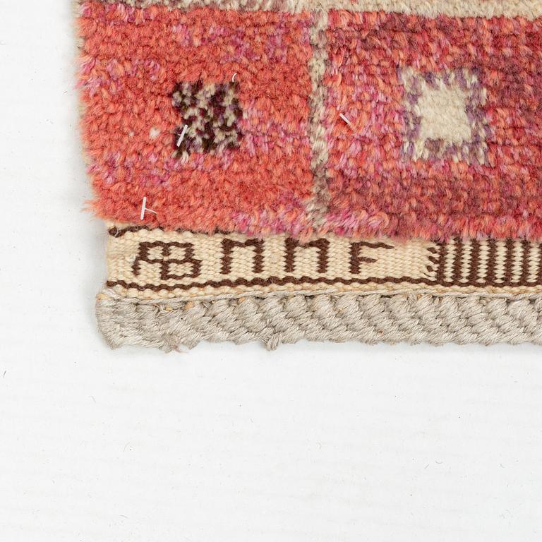 Marianne Richter, a carpet, "Mosaik", knotted pile, ca 213 x 139 cm, signed MR AB MMF.