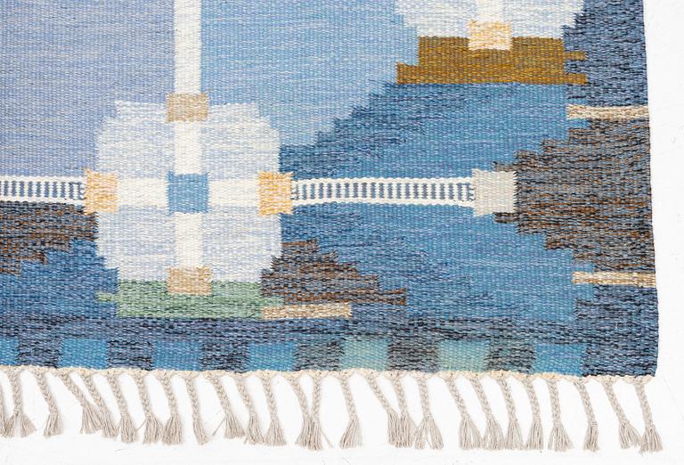 Ingegerd Silow, Rug “Dellen”, rölakan, approx. 283 x 193 cm, signed IS.