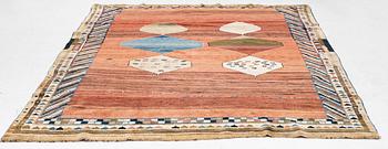 A so-called Gabbeh carpet, c. 290 x 235 cm.